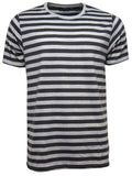 Jack &Danny's Striped Marl Crew Neck T-Shirt