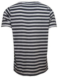 Jack &Danny's Striped Marl Crew Neck T-Shirt