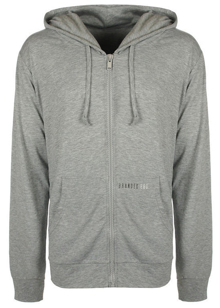 Branded Ego Mens Full Zip Hoody