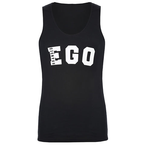 Branded Ego Men's Rib Vest with Ego Print