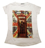 H&B WITH LOVE LONDON CALLING PRINTED T-SHIRT - WHITE