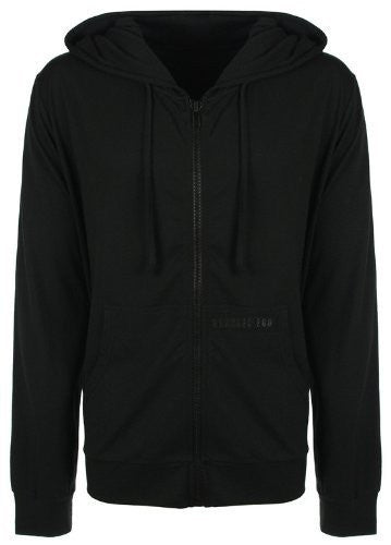 Mens Full Zip Hoody - Black