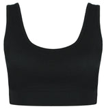 Ladies Low Back Sports Bra Black