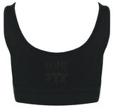 Ladies Low Back Sports Bra Black