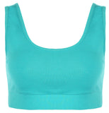 Ladies Low Back Sports Bra Ceramic