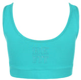 Ladies Low Back Sports Bra Ceramic