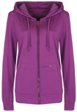 Ladies Full Zip Hoody Grape