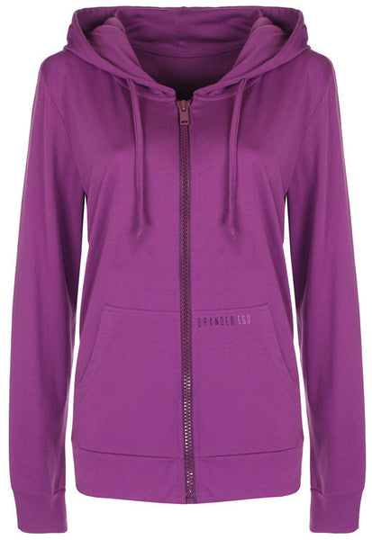 Ladies Full Zip Hoody Grape