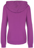 Ladies Full Zip Hoody Grape