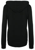 Ladies Full Zip Hoody Black