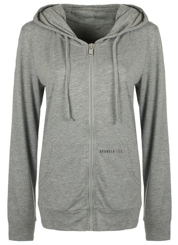 Ladies Full Zip Hoody Grey