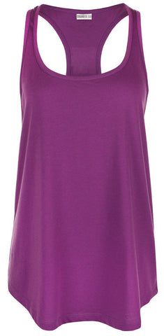 Ladies Racerback Vest Grape