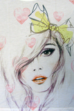 LAFFAIR FACE PRINTED T-SHIRT - WHITE