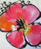 LAFFAIR FLOWR PRINTED T-SHIRT - WHITE