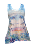 LAFFAIR LANDSCAPE PRINTED VEST