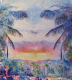 LAFFAIR LANDSCAPE PRINTED VEST