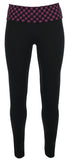Branded Ego Ladies Printed Legging Black/Grape