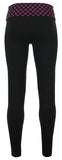Branded Ego Ladies Printed Legging Black/Grape