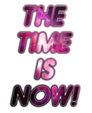 JACK & DANNY'S THE TIME IS NOW PRINTED T-SHIRT - WHITE