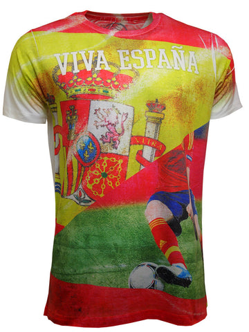 Jack & Danny's World Cup Sublimation T-shirt - Spain