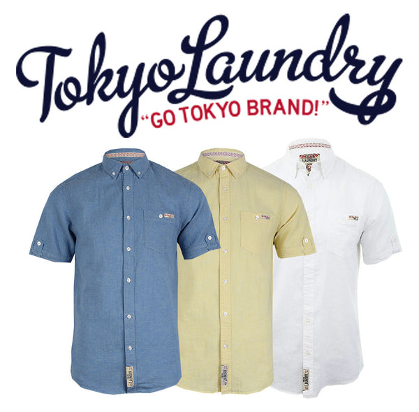 Mens Tokyo Laundry Summer Linen Shirt