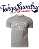 Mens Vintage Tokyo Laundry Cracked Printed T-shirt