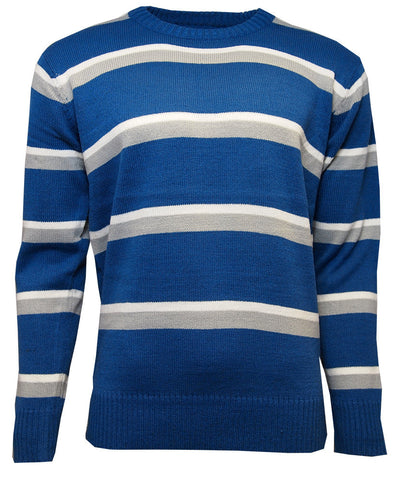 Jack & Danny's Mens Premium Autumn Winter 2014 Round neck Stripe Jumper Sweater Knitwear