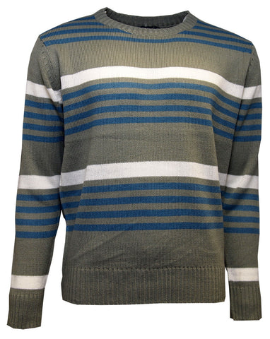 Jack & Danny's Mens Premium Autumn Winter 2014 Round neck Stripe Jumper Sweater Knitwear