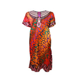 Ladies Summer Holiday Loose Open Fit Kaftan