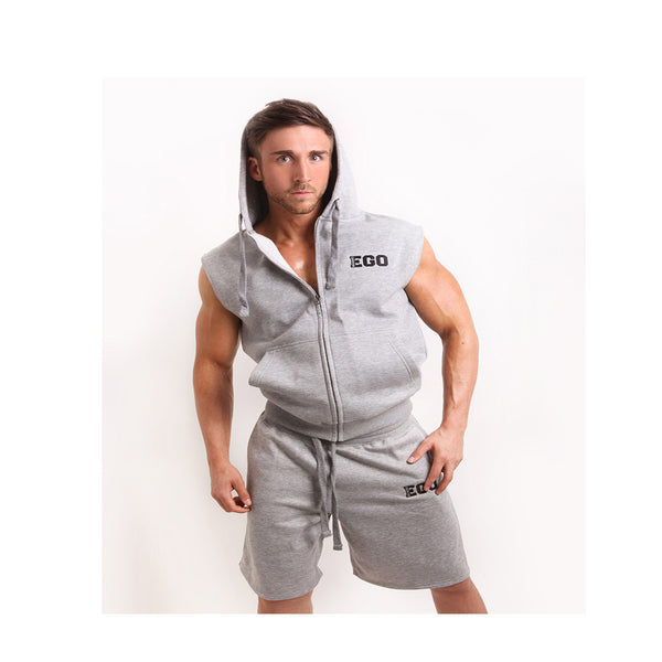 Branded Ego Men's Sleeveless Zipper Hoody