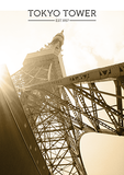 Jack & Danny's 'Toyko Tower (sepia)' T-shirt