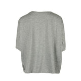 Branded Ego Expect The Unexpected Over-sized Top Grey Marl