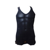 Mens 100% Cotton Mesh Fishnet Fitted String Vest