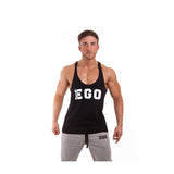 Branded Ego Men's Stringer Vest With "EGO" Chest Print