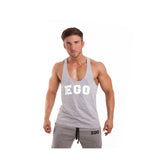 Branded Ego Men's Stringer Vest With "EGO" Chest Print