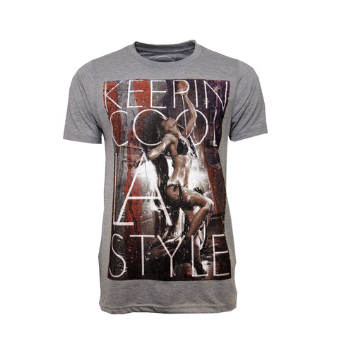 Jack & Danny's Keepin Cool L.A Style Printed T-shirt Grey