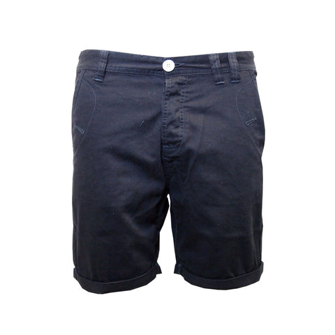 Men's Soul Star Summer Casual Chino Cotton Shorts Navy