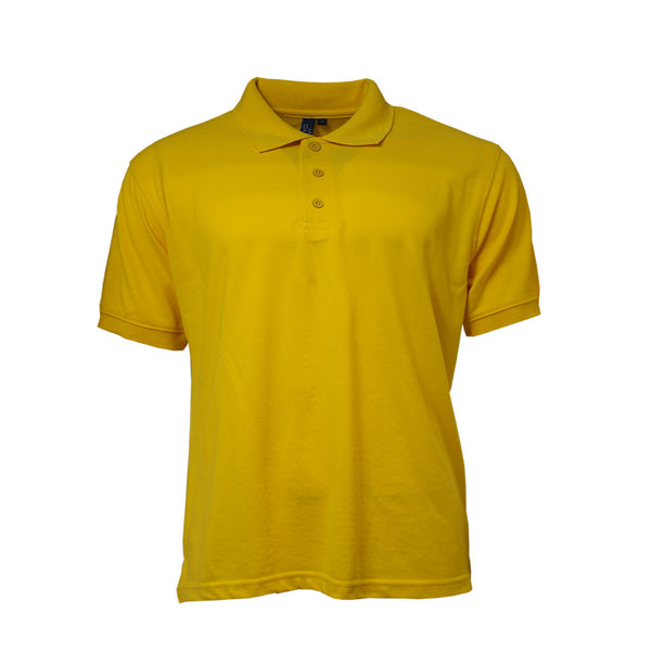 Jack & Danny's Men's Premium Polo Neon Yellow