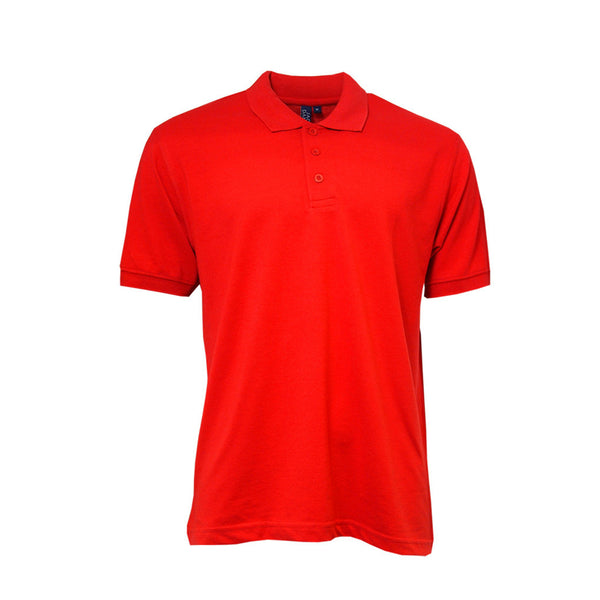 Jack & Danny's Mens Plain Polo Red