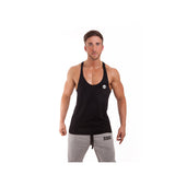 Branded Ego Men's Stringer Vest with Small "EGO" Print