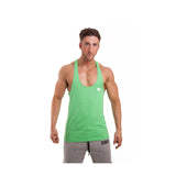 Branded Ego Men's Stringer Vest with Small "EGO" Print