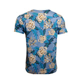 Men's Soul Star MT HIBISCUS2 T-shirt Blue