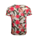 Men's Soul Star MT HIBISCUS2 T-shirt Stone