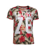 Men's Soul Star MT HIBISCUS2 T-shirt Stone