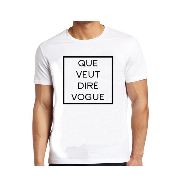 Jack & Danny's Que Veut Dire Vogue Printed T-shirt