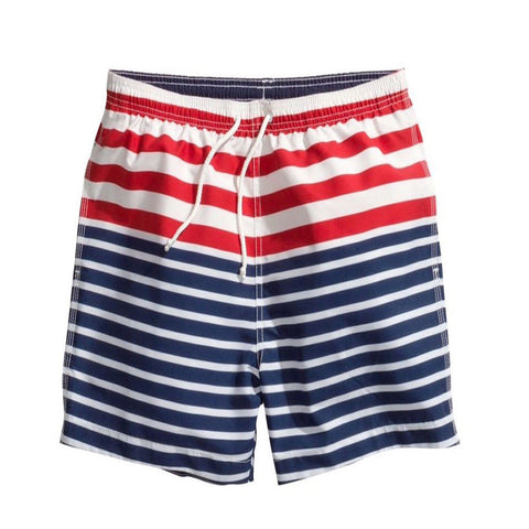 Mens American Flag Stripe Colours Swim Shorts With Draw Cord Mesh Lining 2 Side Pockets Mesh Lined Back Pocket