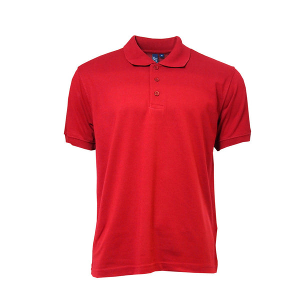 Jack & Danny's Mens Plain Polo Wine